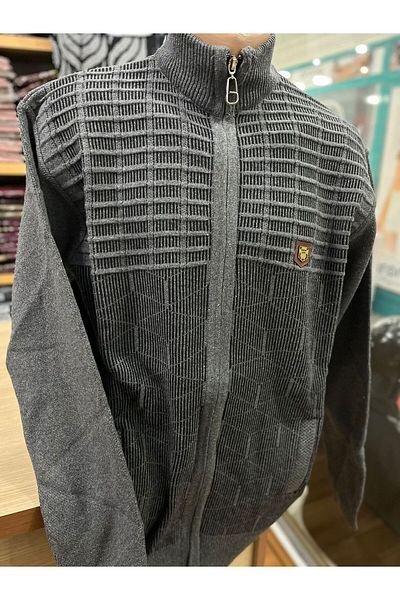 TCR Men's Knitwear Zippered Pocket Cardigan
