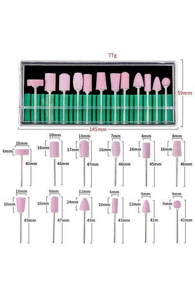 Anil Professional Cosmetics Milling Bit Set-Professional Suitable for the Use of Prosthetic Nail Gel Nail Dry Manicure