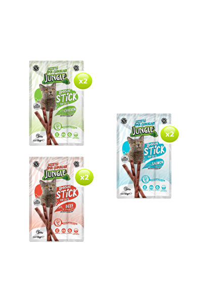 Jungle Stick Kedi Ödülü 3x5 gr 6 adet