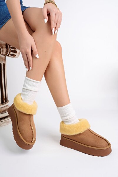 Jomoti Yüksek Taban Kürklü Taba Bot