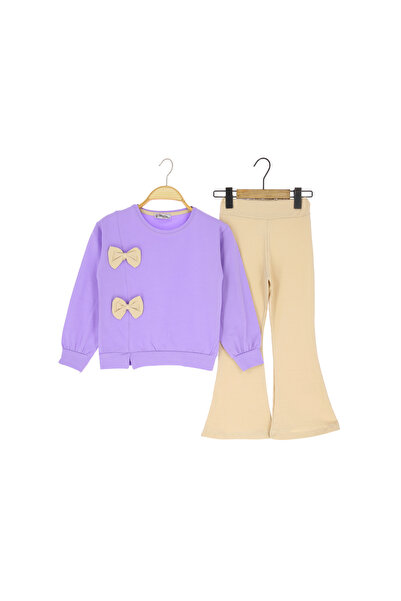 CRASSİ Girl's leggings set with bow detail