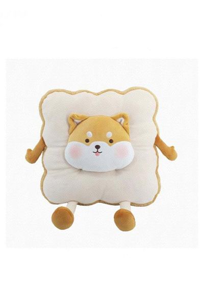 Miniso Shiba Inu Cartoon Series Bamboo Slice Design Seat Cushion 38CM*38CM
