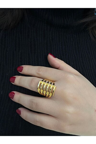 Recep Turan Kuyumculuk 14 Ayar 6 Sıra Ajda Kaburga Yüzük