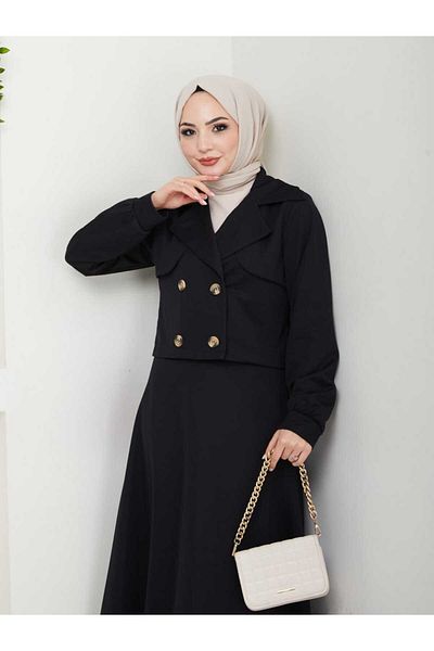 ESLEMNUR Biker Jacket Skirt Set