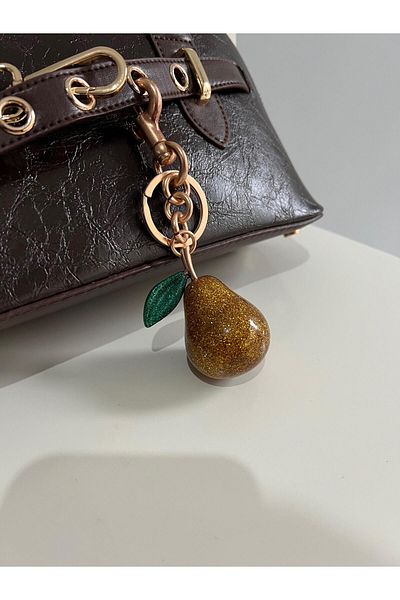 Mia Collection Αξεσουάρ τσάντας Charm με φιγούρα αχλαδιού