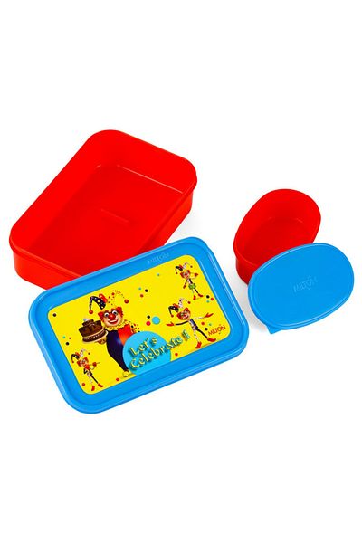 Milton School Time Lunch Box - Red