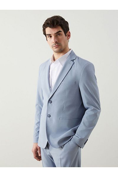 LC Waikiki LCWAIKIKI Blazer pentru bărbați, albastru, slim Fit