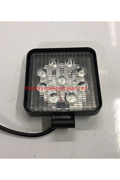 MONTAJ Arka Çalışma Lambası 9 Ledli Kare