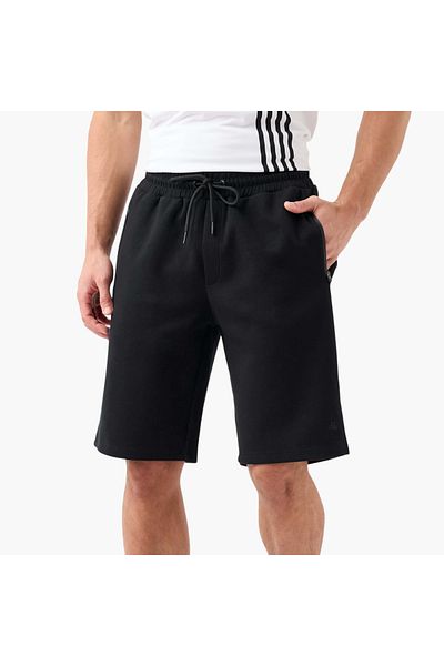 Kappa Logo Detail Shorts With Drawstring Closure And Pockets