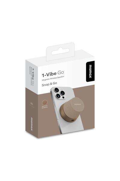 Genel Markalar 1-Vibe Go Magnetic Wireless Taşınabilir Gerçek Kablosuz Hoparlör (Desert Titanium)
