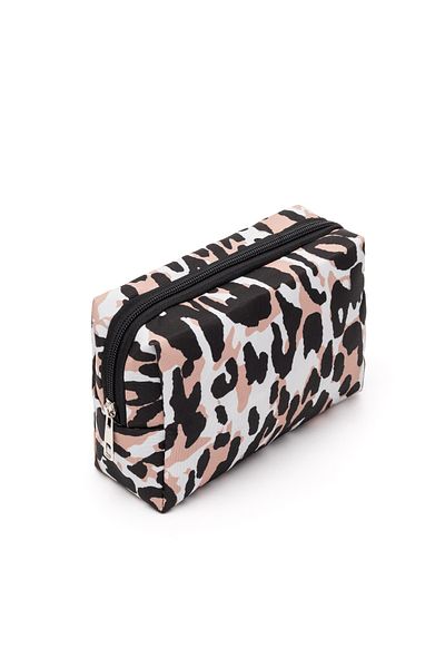 NS reliable Geantă de machiaj zilnic Chicclutch - Design elegant și compact - Model leopard