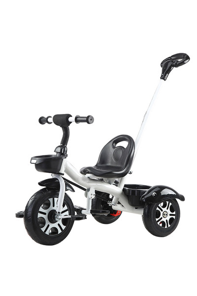 Ma Baby Tricycles for Kids, with Storage Basket and Push Handle, Trike for 1-6 Years Boys and Girls