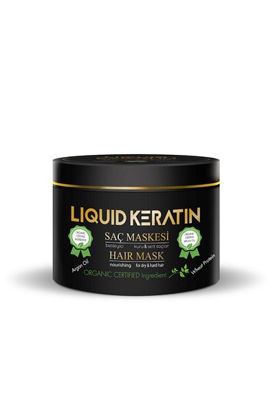 Liquid Keratin 250ml Keratin Hair Mask - Repairing Treatment for Dry, Matte, Hard Damaged, Burned, Broken Hair