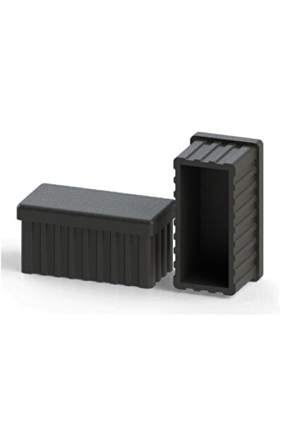 Erbek 30x40 Plastik Profil İç Tapa  Siyah (10 Adet)