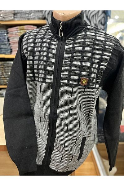 TCR Men's Knitwear Zippered Pocket Cardigan