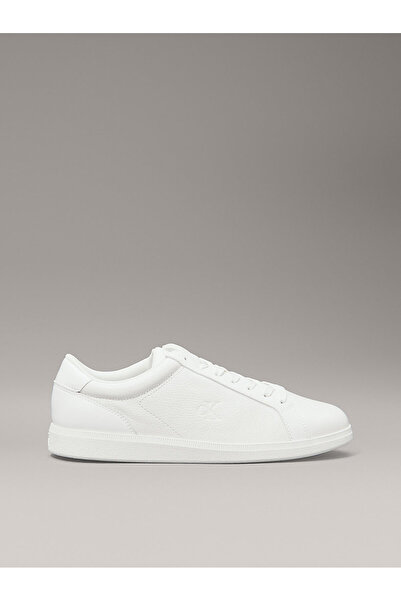 Calvin Klein Erkek Beyaz Düşük Bilekli Spor Ayakkabı
