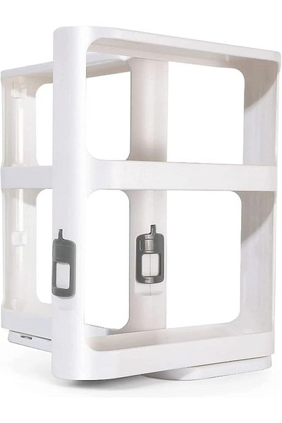 COOYA Plastic Spice Rack, Medicine Organizer, Kitchen and Bathroom Cabinet Organizer