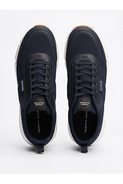 Tommy Hilfiger Ghete de fotbal tricotate Tommy Hilfiger albastre - Pantofi de alergare