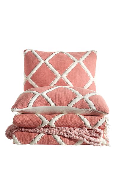 Dantela Garcia Double Diamond Sectional Cover Bed - Brick