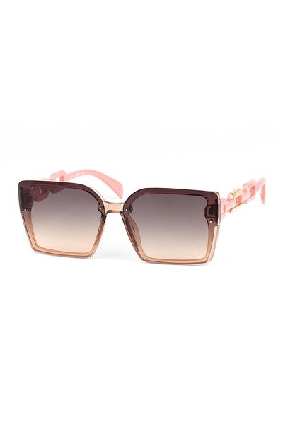 Di Caprio Women's Powder Uv400 Protected Rectangular Model Sunglasses