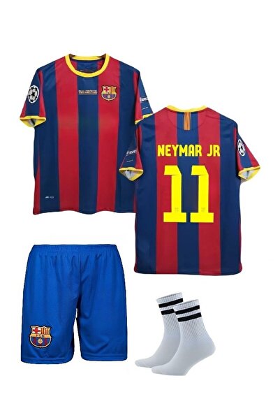 nesne giyim Neymar 2013 sezon Barcelona Futbol Çocuk Forması 3’Lü Set