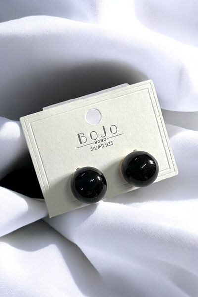 PETEK AKSESUAR 1 cm Wide Enamel Point Earrings