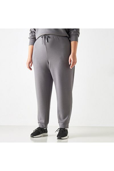 Adot Solid Joggers with Drawstring Closure and Pockets