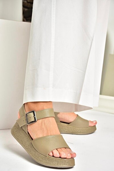 Fox Shoes P 555050203   Mink Genuine Leather Women's Sandals