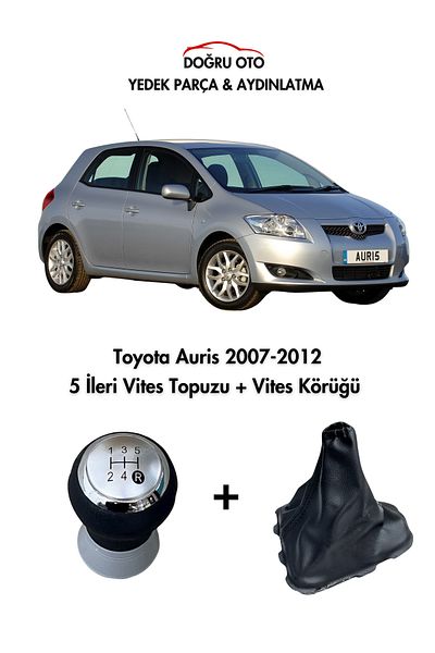 DOĞRU TİCARET AUTO PARTS Toyota Auris Compatible 5 Forward Gear Shift Knob Bellow 2007-2012 Model