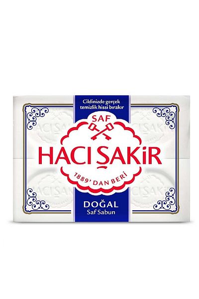 Hacı Şakir Mold Soap 4 Pack Natural 600gr