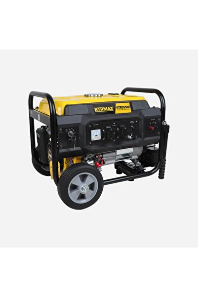 Rtrmax RTR3550E Benzinli Jeneratör 3.5 Kva / 2.8 Kw 220 V / 12 V İpli / Marşl...