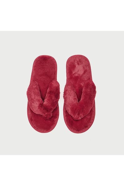 FAV Plush Slip-On Bedroom Slippers