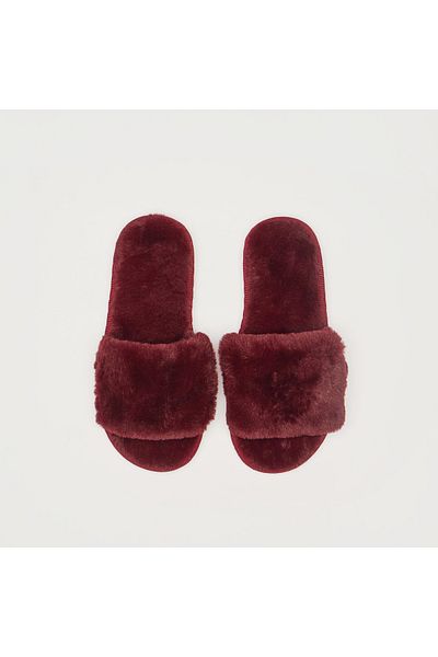 FAV Plush Slip-On Bedroom Slippers