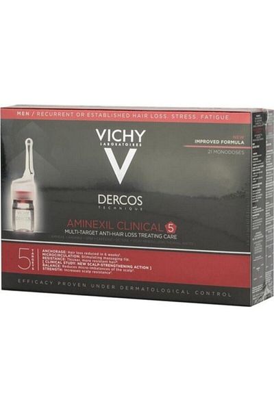 Vichy Anti-Hair Loss, Hair Strengthening and Growth Aid Serum for Men