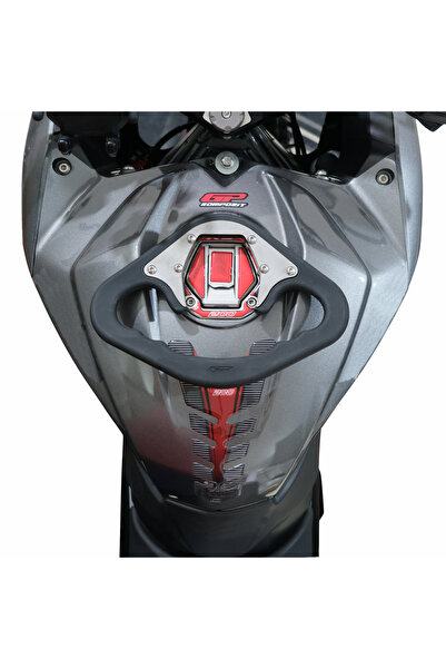 GP KOMPOZİT GP Kompozit Bajaj Pulsar RS 200 2015-2024 Uyumlu Depo Üstü Artçı Tutamak Siyah