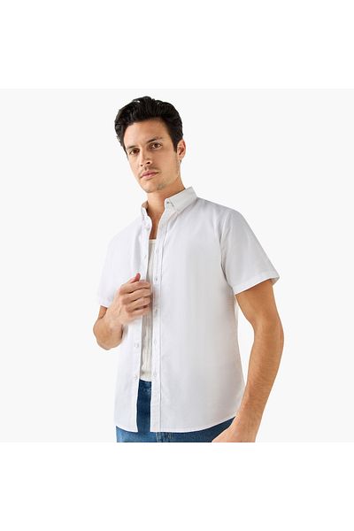 FAV Regular Fit Shirt with Short Sleeves