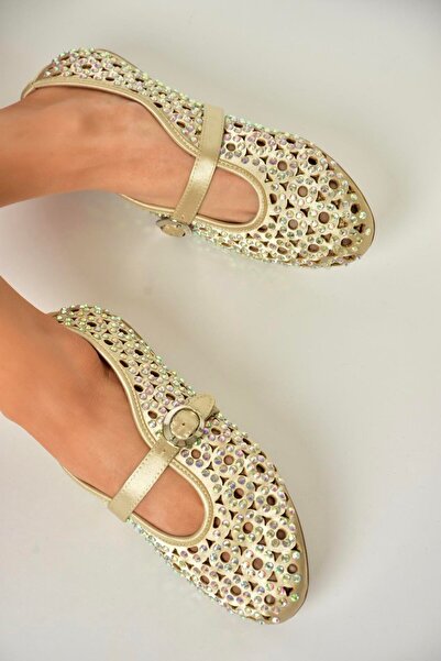 Fox Shoes U820086704 Десет дамски балерини от плат