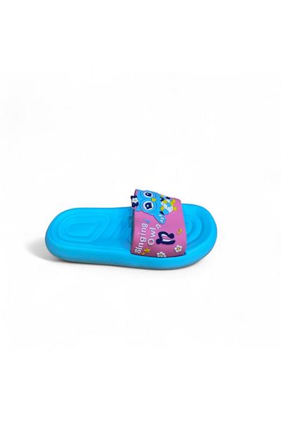 CihanShoes Purple Colored Gezer Girl's Daily Slippers - Beach, Pool, Bath