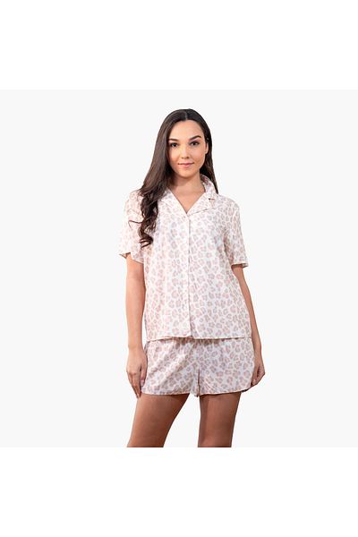 Aadaraya Aadaraya Printed Shirt and Shorts Set