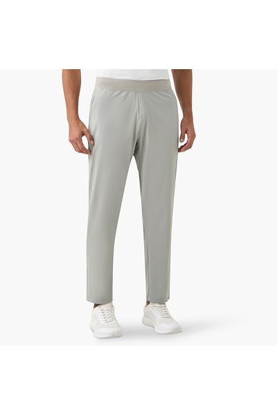 Adot Panelled Track Pants With Elasticated Waistband And Pockets