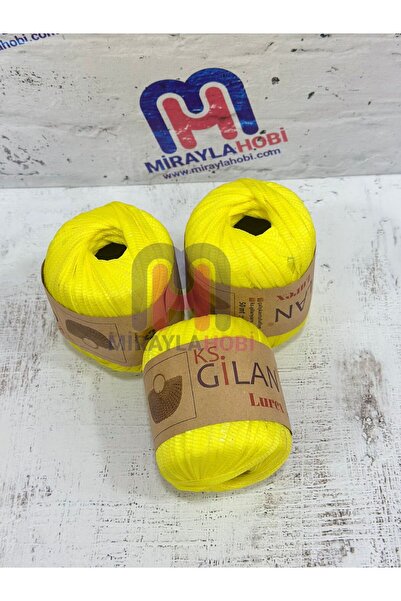 gilan غزل لوركس 50 جرام أصفر 1 قطعة