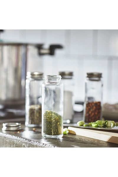 IKEA Cıtronhaj 4-Piece Glass Spice Jar 60553210