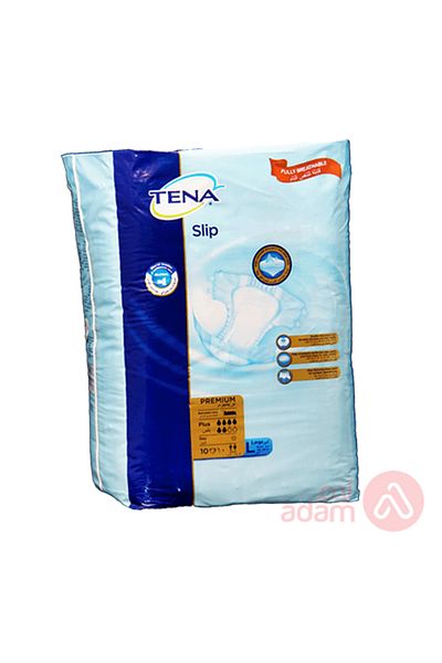 TENA SLIP PLUS ADLT DIAPER PRMUM L 10PAD