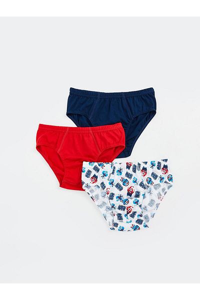 LC Waikiki Lcw Kids Printed Boys' Panties 3-Pack