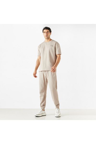 Emperor Applique Detail Joggers with Drawstring Closure