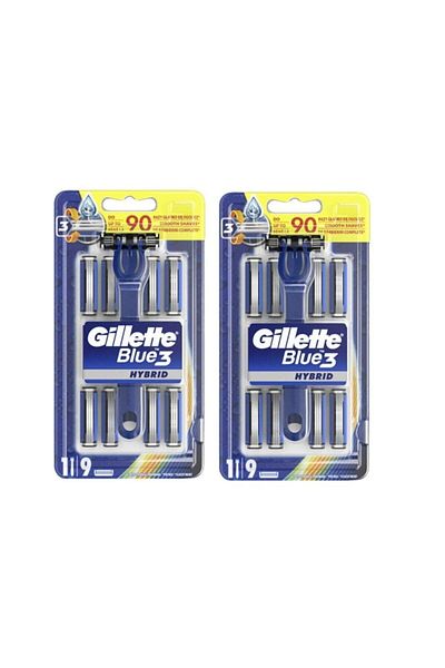 Gillette Blue-3 Hybrid 594R 8 X2 Pieces