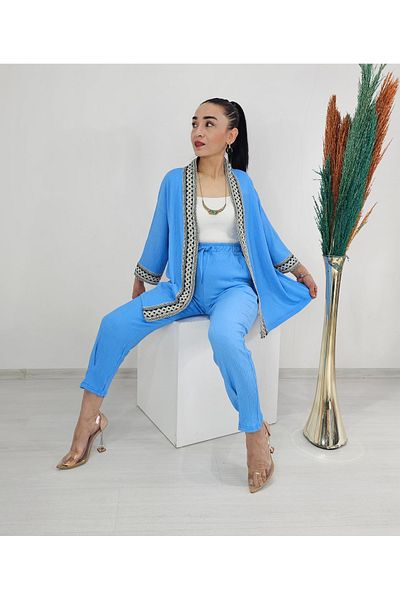 Altı Üstü Butik Set kimono brodat strâns