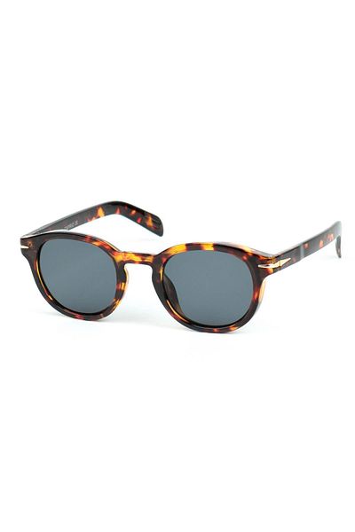Di Caprio Unisex Leopard Uv400 Protection Oval Model Sunglasses