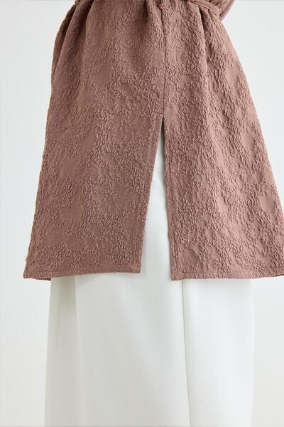 KADRİYE BAŞTÜRK Edna Padded Shirt Marshala