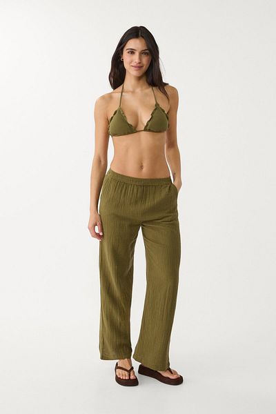 Stradivarius Flowing trousers with an elastic waistband